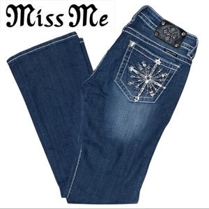 MissMe | Bootcut Denim Jeans • 28